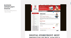 Desktop Screenshot of businessopportunityknocks.info